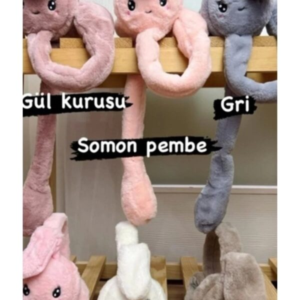 Peluş Hareketli Tavşan Kulaklık Standart