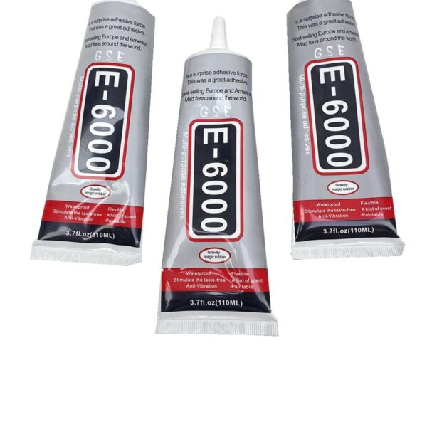 E6000 Şeffaf Yapıştırıcı 110 Ml 3 Adet