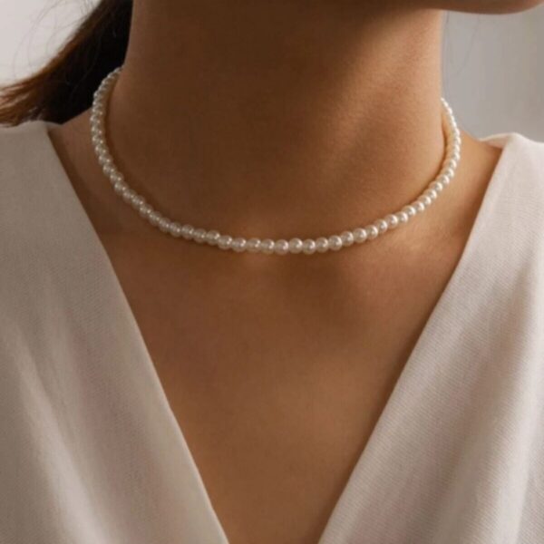Unisex Inci Kolye Choker 4mm