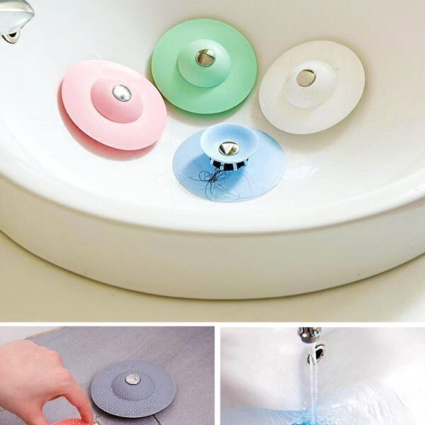 Aveo 1 Adet Süzgeçli Banyo Küvet Lavabo Gider Filtresi Süzgeci Pompası Tıkacı Tıpası