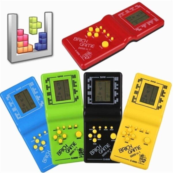 Nostalji Oyuncak El Atarisi Orjinal Tetris Brick Game Kırmızı Renk